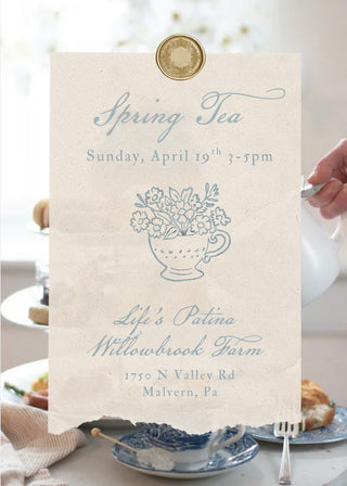 Spring Tea at Willowbrook Farm