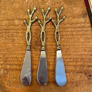 Gilded Steel Bud Spreader 6.5"