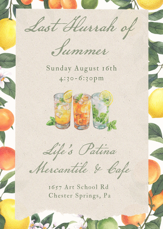 Last Hurrah of Summer Tea