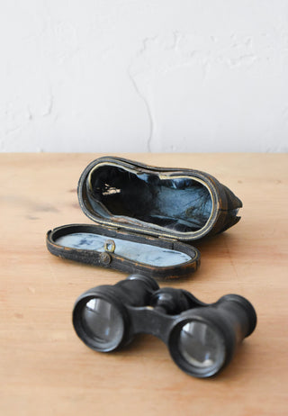 Paris Lemaire Opera Glasses w/ Leather Case