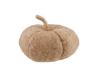 Felt Pumpkin with Jute wrapped Stem, Brown