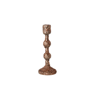 Metal Taper Holder with Mica Flakes